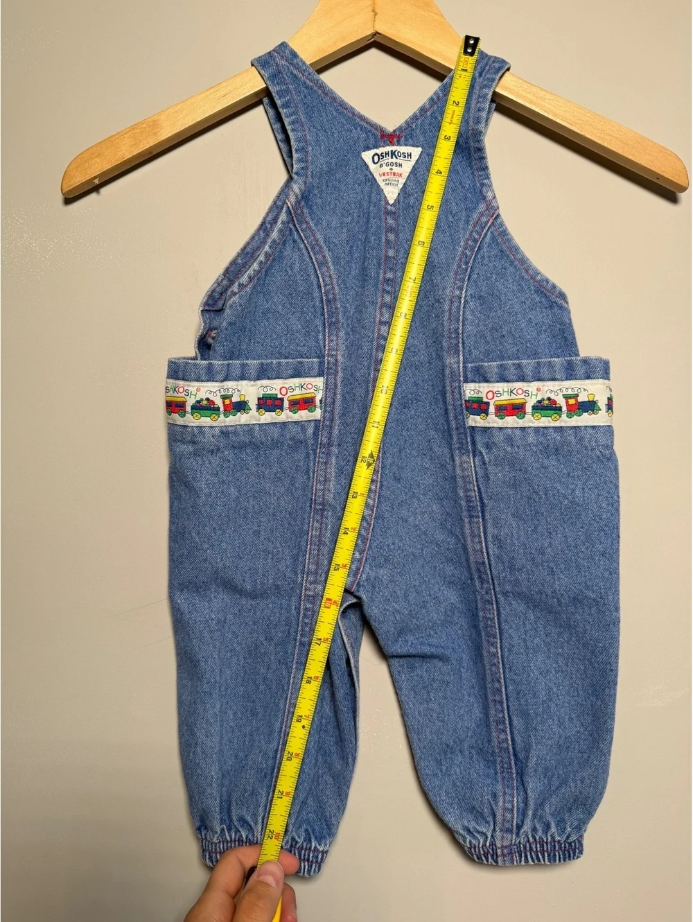 Vintage 1990s Oshkosh Overalls Size 12 Months